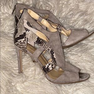 Snake print Ivakna Trump heels